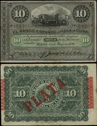 Kuba, 10 peso srebrem, 15.05.1896