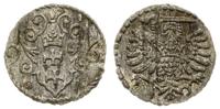 denar 1596, Gdańsk, duże cyfry daty, bardzo ładn