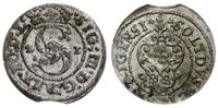 szeląg 1621, Ryga, moneta z końcówki blaszki, Ko