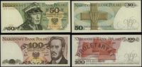 zestaw 2 banknotów, 50 złotych 9.05.1975 i 100 z