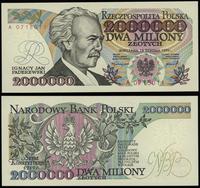 2.000.000 złotych 14.08.1992, seria A 0715011, b