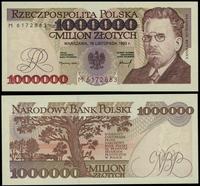 1.000.000 złotych 16.11.1993, seria M 6172863, w