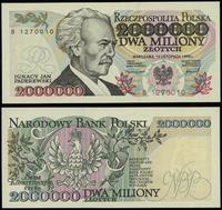 2.000.000 złotych 16.11.1993, seria B 1270010, w