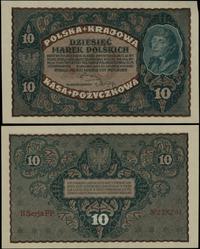 10 marek polskich 23.08.1919, seria II-FP, numer