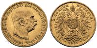 10 koron 1911, złoto 3.37 g