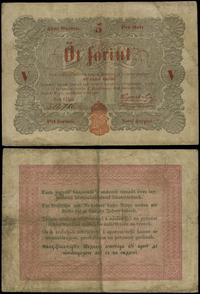 Węgry, 5 forintów, 1.09.1848