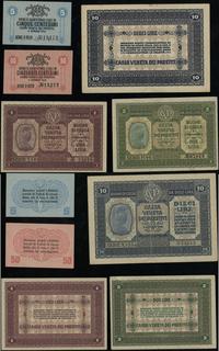 zestaw 5 banknotów 2.01.1918, nominały: 5 centes