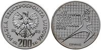 200 złotych 1982, Warszawa, XII Mistrzostwa w Pi