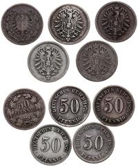 Niemcy, zestaw 5 x 50 fenigów