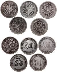 Niemcy, zestaw 5 x 50 fenigów