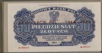 Polska, 50 groszy, 1, 2, 5, 10, 20, 50, 100 i 500 złotych, 1944