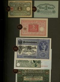 Niemcy, klaser niemeckich banknotów z lat 1914-1924