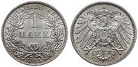1 marka 1915 A, Berlin, srebro próby 900, piękny