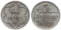 5 fenigów 1923, Berlin, moneta z pięknym połyski