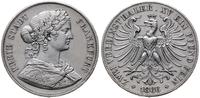 dwutalar = 3 1/2 guldena 1866, Frankfurt, lekko 