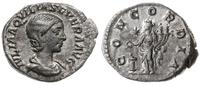 denar 220-222, Aw: Popiersie cesatrzowej w prawo