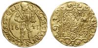 dukat 1643, złoto 3.45 g, resztki połysku, Fr. 2