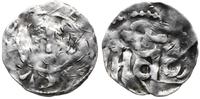 denar 1002-1014, Aw: Głowa władcy na wprost, \E.