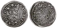 trojak 1595, Bydgoszcz, węższa głowa króla, Iger