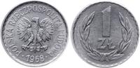 Polska, 1 złoty, 1968