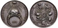 Niemcy, zaślubinowy medal niesygnowany, autorstwa Loos'a, koniec XVIII w