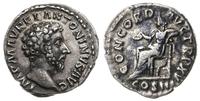 denar  161, Rzym, Aw: Głowa cesarza w prawo i na