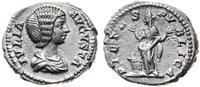 denar 196-211, Rzym, Aw: Popiersie w prawo i nap