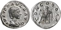 denar 219-220, Rzym, Aw: Popiersie cesarzowej w 