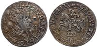 trojak 1562, Wilno, moneta dużej średnicy z popi