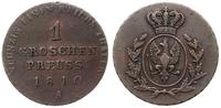 grosz 1810 A, Berlin, patyna, moneta bita dla Pr
