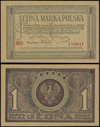 1 marka polska 17.05.1919, seria IBD, numeracja 