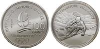 100 franków 1989, XVI Igrzyska olimpijskie w Alb