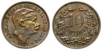 10 centymów 1901, patyna, KM 25