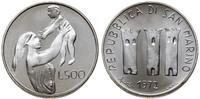 500 lirów 1972, srebro próby '835', 11.00 g, KM 