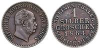 srebrny grosz 1864 A, Berlin, AKS 103