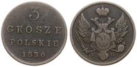 3 grosze 1830 FH, Warszawa, Iger KK.30.1