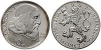 10 koron 1957, srebro próby '500', 12.00 g, wybi