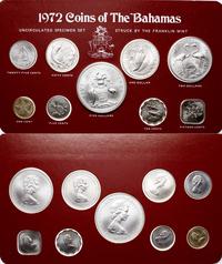 set rocznikowy 1972, monety o nominałach 1, 5, 1
