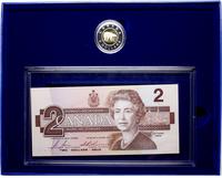 Kanada, zestaw - moneta plus banknot, 1996