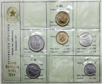 zestaw rocznikowy 1977, monety o nominałach: 5,1