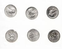 zestaw monet 1980, Filadelfia, San Francisco i D