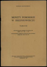 wydawnictwa polskie, Herman Dannenberg - Monety pomorskie w średniowieczu, Warszawa 1967