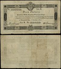 2 talary 1.12.1810, podpis komisarza Badeni, lit