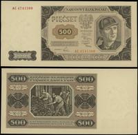500 złotych 1.07.1948, seria AC, numeracja 47413