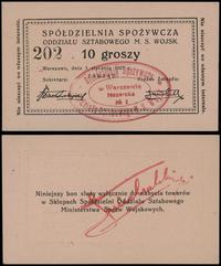 Polska, bon na 10 groszy, 1.01.1927