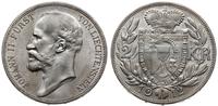 2 franki 1912, srebro próby 835, bardzo ładnie z