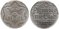 10 fenigów 1923, Berlin, moneta w pudełku firmy 
