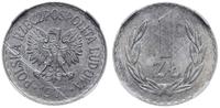 1 złoty 1971, Warszawa, aluminium, moneta w pude