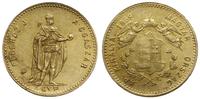 dukat  1869 GYF, Karlsburg, złoto 3.50 g, moneta