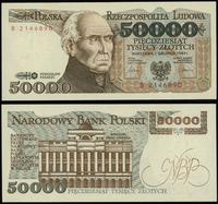 50.000 złotych 1.12.1989, seria B, numeracja 214